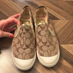 Coach slip on sneakers